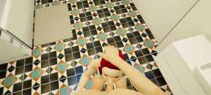 VRlove bathroom blowjob